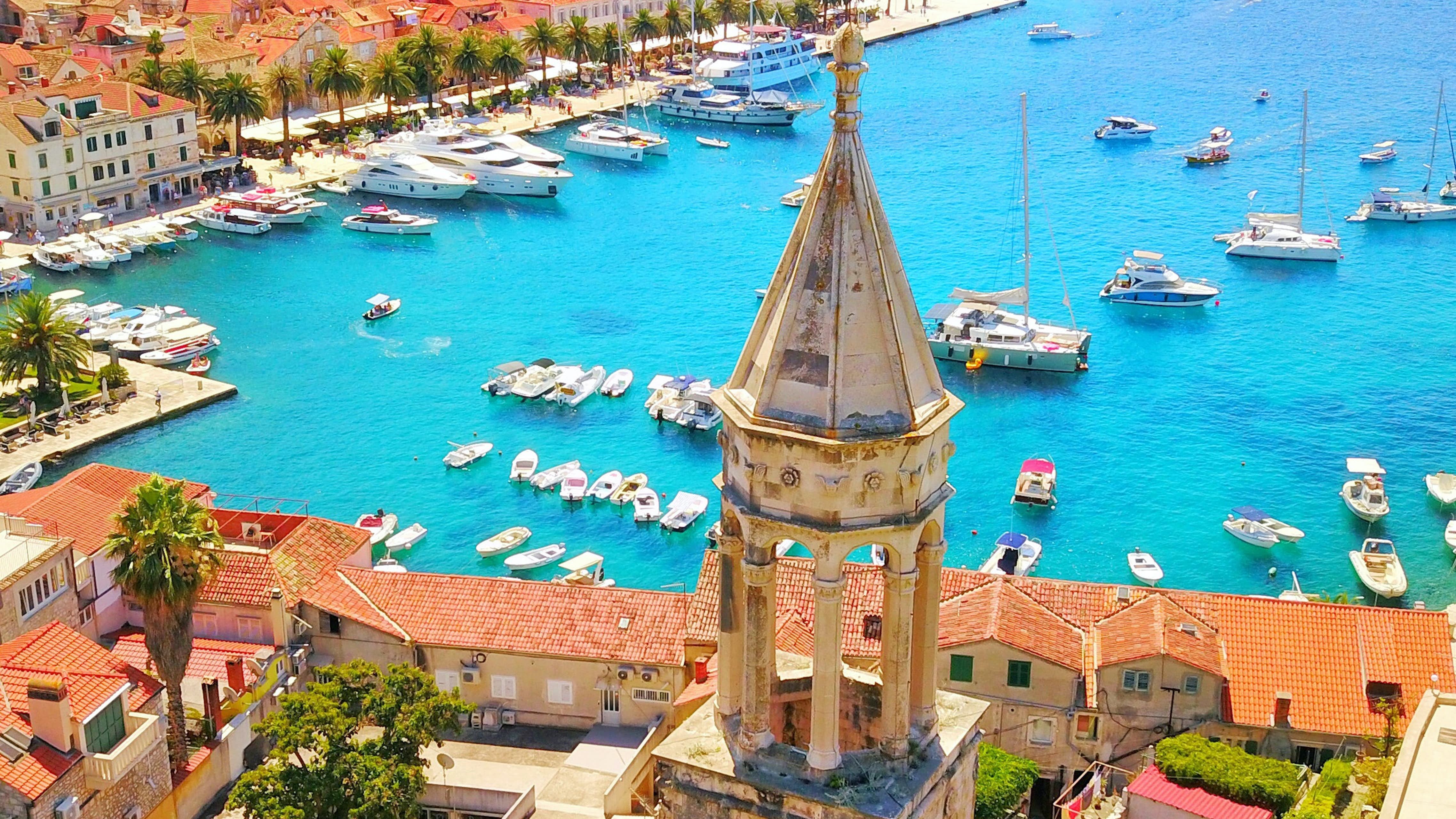 Yacht Charter Croatia - View of Hvar in Croatia