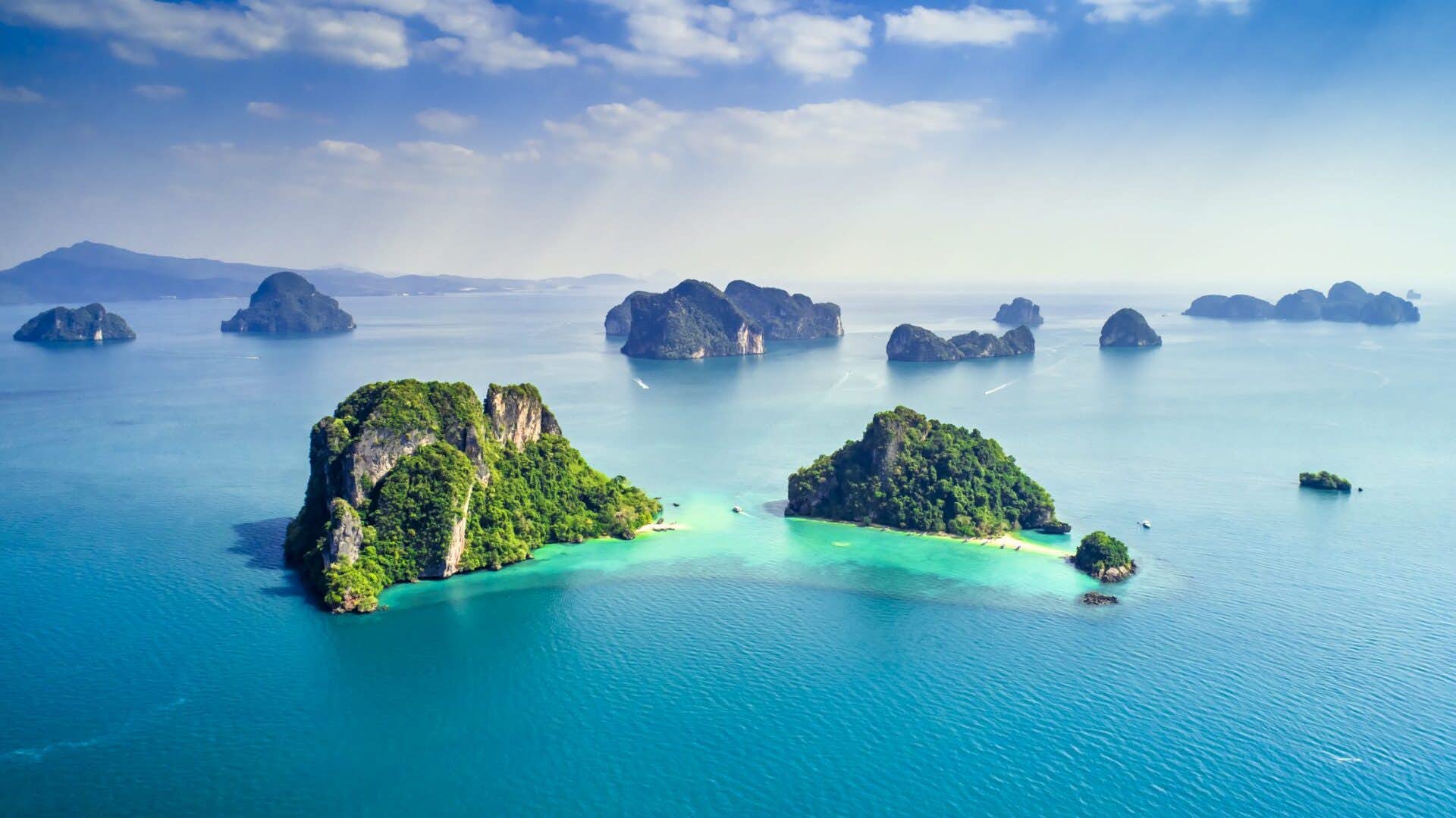 view from luxury superyachts for sale and charter in Phuket Thailand